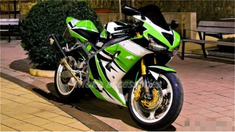 Motorcycle Fairings Kit Fit For Zx-6r 2003-2004 636 Bodywork Set High Quality Abs Injection New Ninja Green White Black