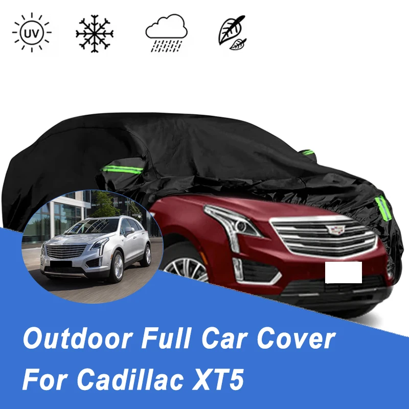 

For Cadillac XT5 All-Season Outdoor Car Cover - 210T Oxford Cloth, Snowproof Dustproof Waterproof Sunproof Auto Shield