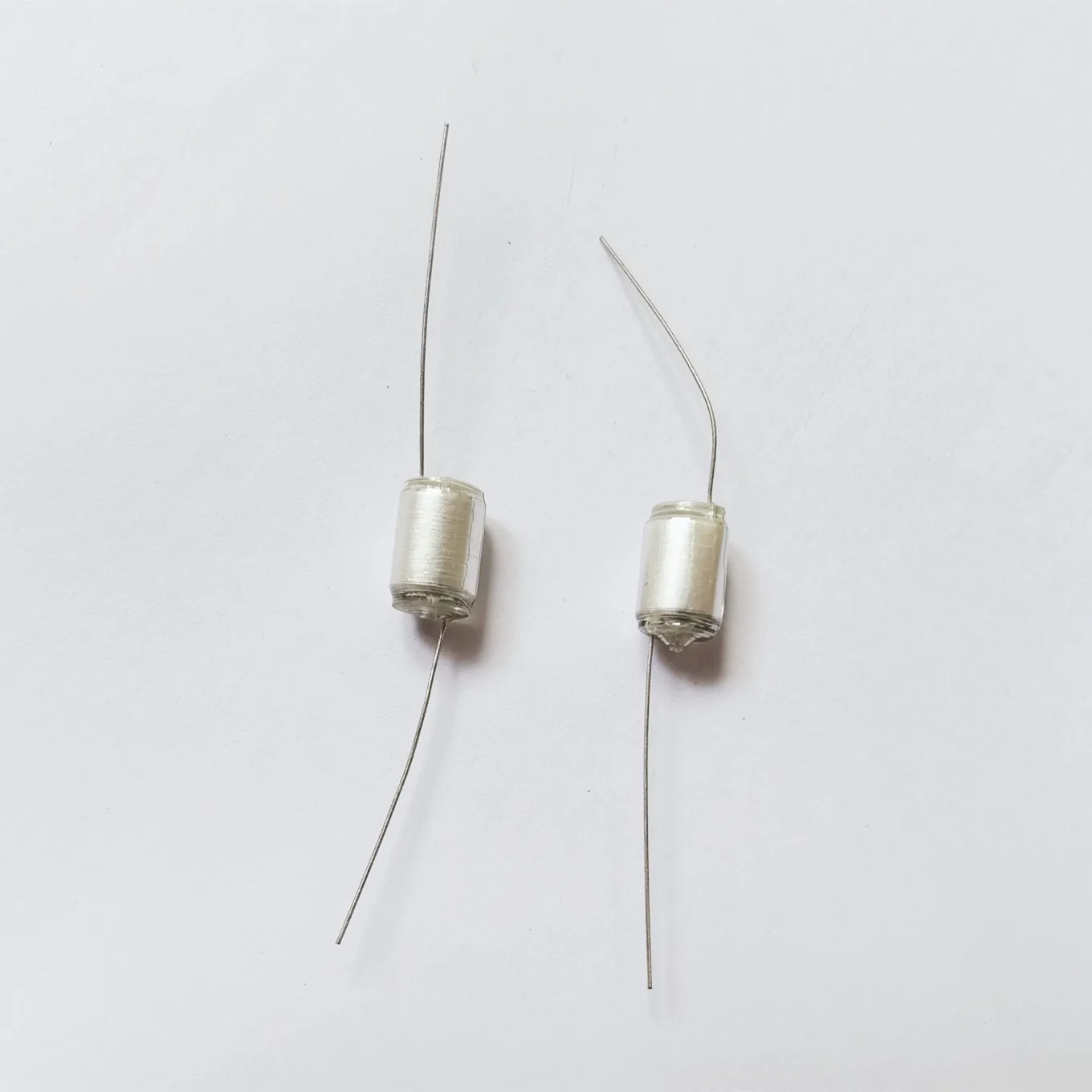 Original new 100% polystyrene film capacitor 15000PF 50V 0.015UF 153G high-precision axial non-polar capacitor (Inductor)