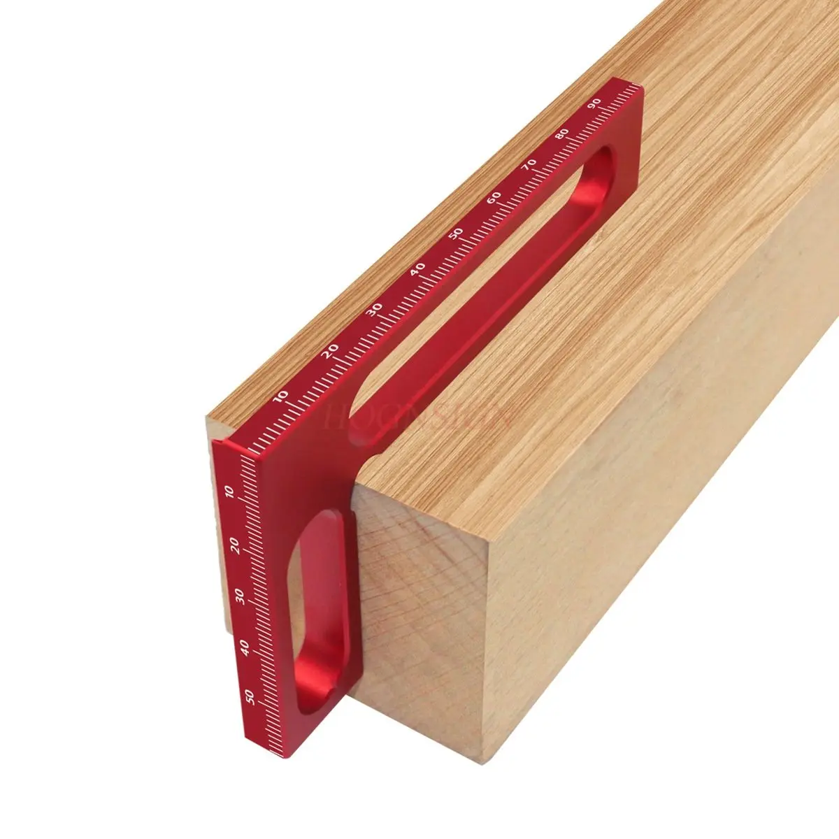 Regla cuadrada en forma de L de aleación de aluminio, regla de medición, regla de altura, regla de ángulo de 90 grados, herramienta de medición auxiliar, 1 Uds.