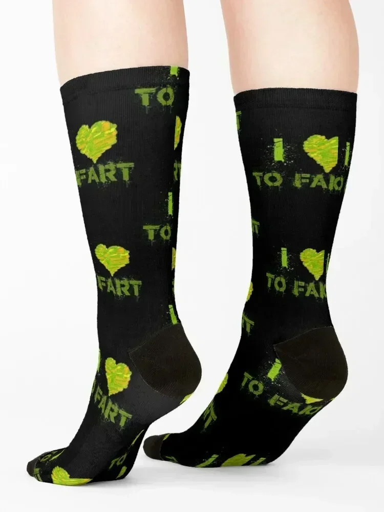 مجموعة جوارب I Love To Fart جوارب رياضية للرجال والنساء