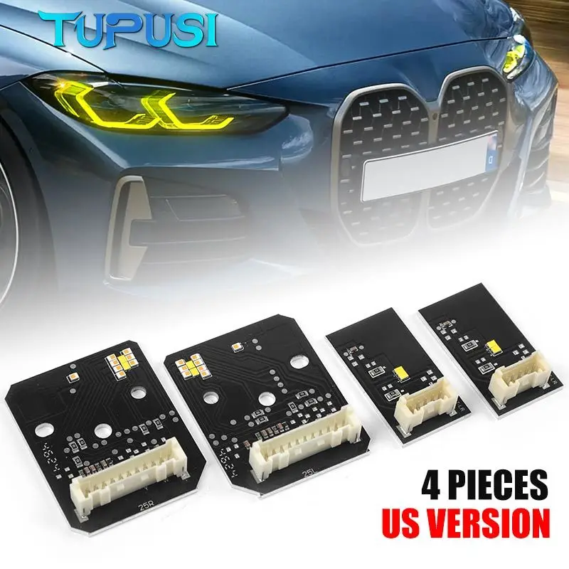

Car LED Angel Eyes Boards Chip Light Source Control Unit DRL Running Lamp For BMW G80 M3 G82 M4 G26 G22 63119851047 63119851048