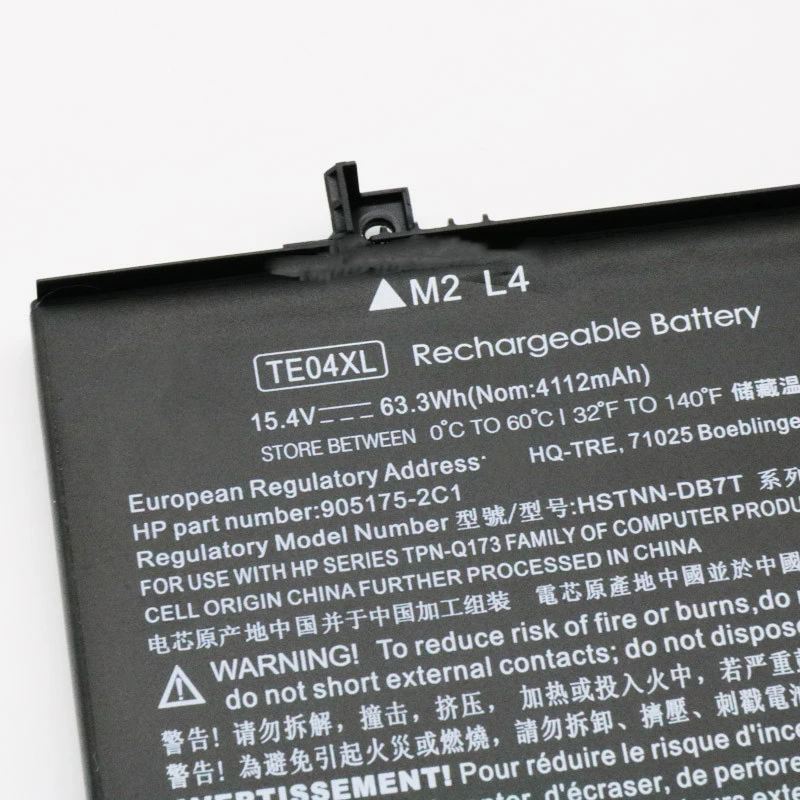 Ccsbd HP用の新しいte04xlラップトップバッテリー15-ax20015-ax218tx 15-ax210tx 15-ax235nf 15-ax202n 15-bc200 HSTNN-DB7T 905277-855