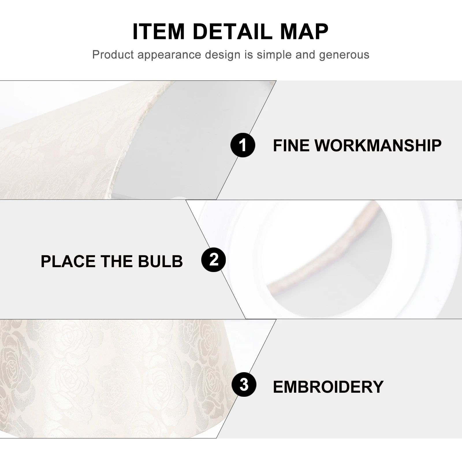 

Абажур с вышивкой, ткань для настольной лампы, художественный прочный дизайн, предотвращает пыль, насекомые, идеально подходит для украшения дома в различных помещениях
