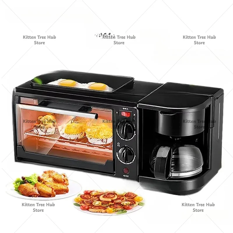 3-in-1 Home Breakfast Machine Bread Machine Coffee Roaster Multifunctional Breakfast Machine