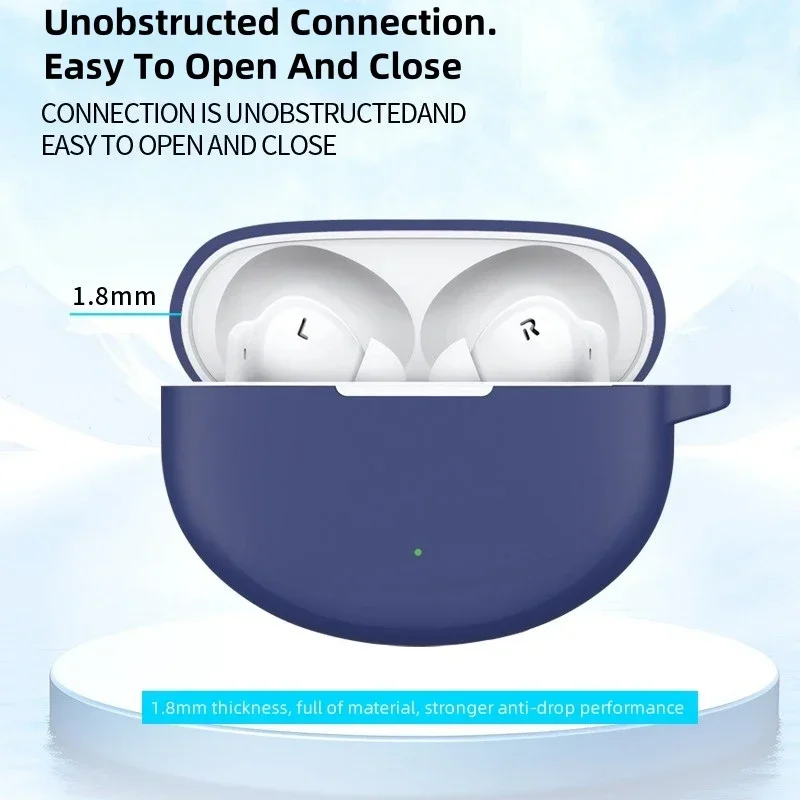 สําหรับ OPPO Enco Air4 Pro หูฟังบลูทูธกรณี Protector ซิลิโคนป้องกันฝุ่นป้องกัน Protector ล้างทําความสะอาดได้ป้องกันลายนิ้วมือ