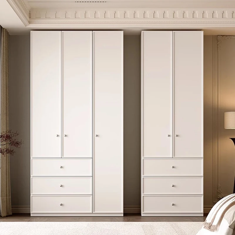 

Nordic Wooden Minimalist Closet Organizer Bedroom Simple Fabric Storage Wardrobe Clothes Cupboard Armario Lounge Suite Furniture