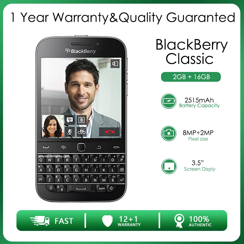 รีวิวโทรศัพท์มือถือ Original BlackBerry Classic Q20 ที่เหมาะกับผู้ใช้งานที่ต้องการความเรียบง่ายและมีประสิทธิภาพ