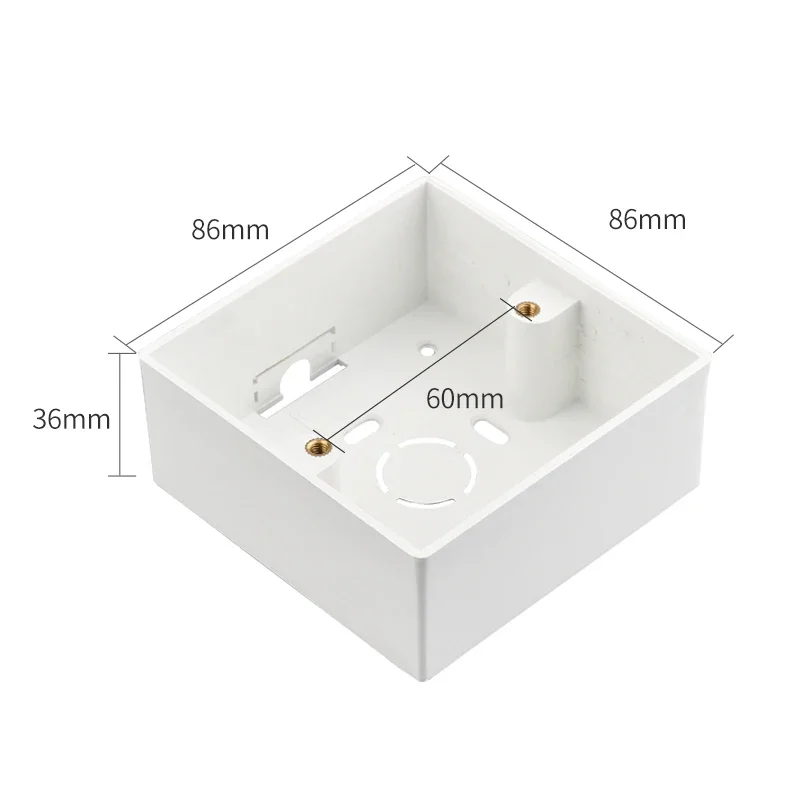 10 pcs/ lot 86 type Outfit Switch bottom box Clear line box Outfit Wire box Socket bottom box Bottom connection