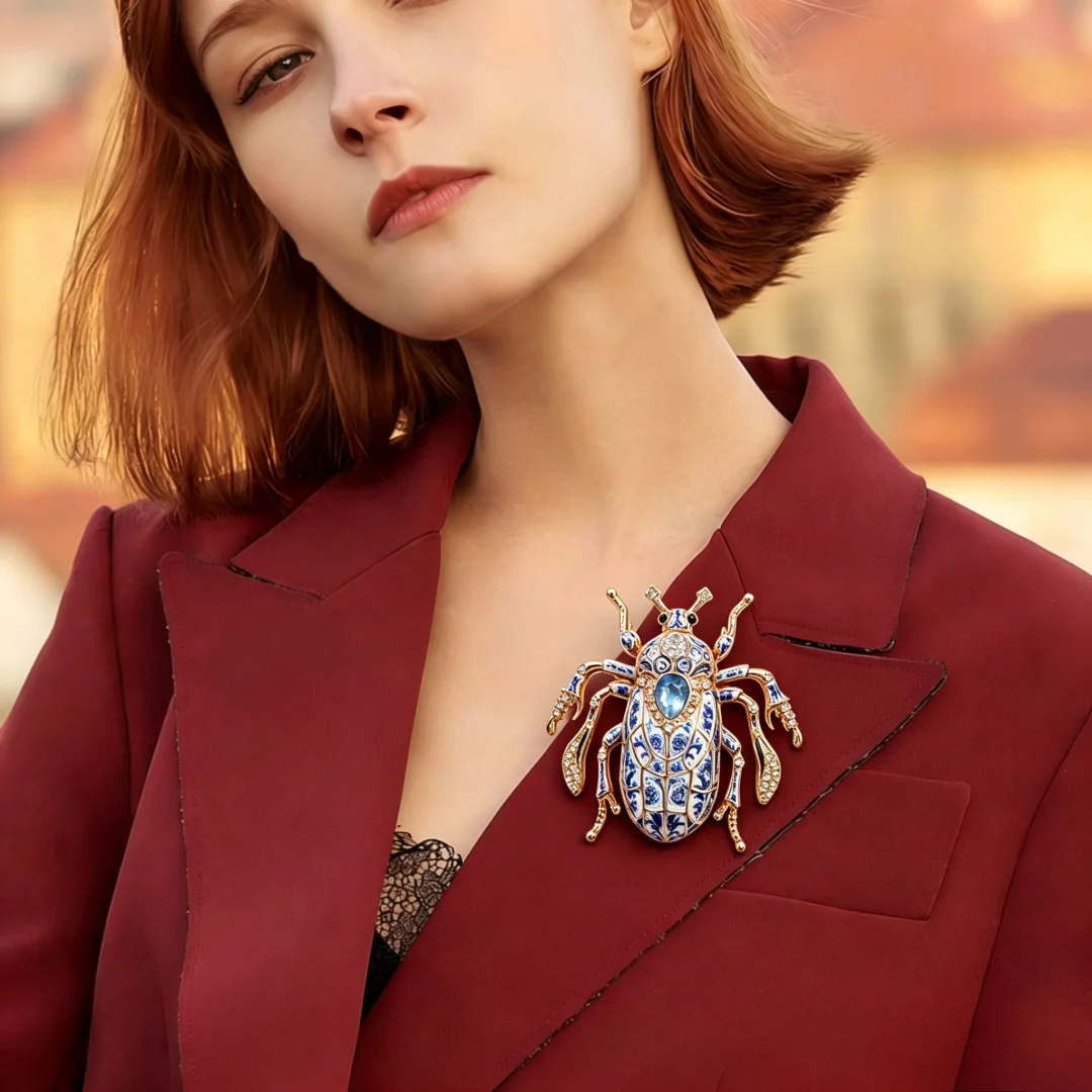 바로크 스타일의 고급스럽고 아름다운 딱정벌레 디자인 브 - Embroidery Simple 리뷰 및 가격