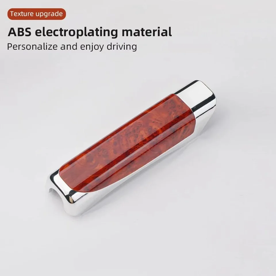 Universelle Auto-Handbremsengriffe Handbremsenabdeckung Schutzabdeckung Kohlefaser Feststellbremsen-Dekoration Zubehör Shelnterior – Detail 8