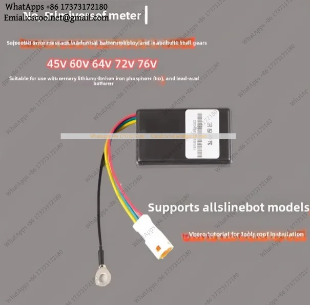 k3 Flash Riding Lithium Battery Meter Module for Ninebot M95C NZ MZ130 N70C Lead Acid to Lithium Conversion Replacement Part