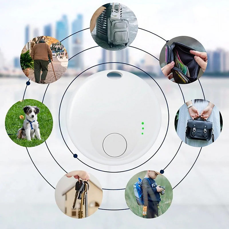 Smart Tag Air Tag GPS Tracker Mini Tracking Device For Apple Find My APP Anti Lose Reminder Device Locator Key Kids Finder