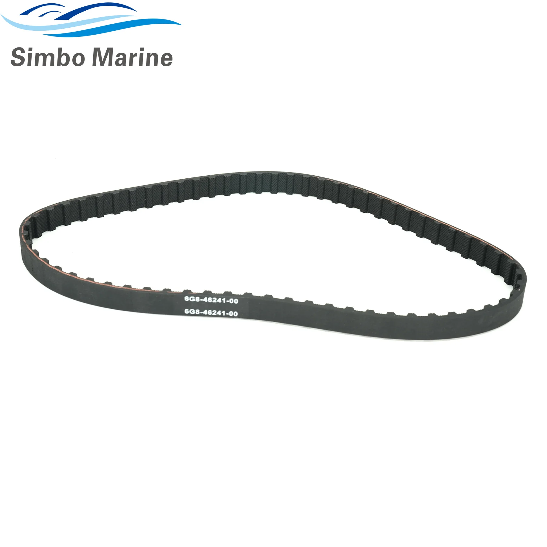 6G8-46241-00 Outboard Timing Belt Compatible with Yamaha 4-Stroke F9.9 FT9.9 T9.9 Marine Engines 6G8-46241 Sierra 18-15133 view 2