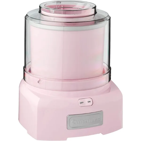 Cuisinart ICE-21PKP1 Frozen Yogurt - Ice Cream & Sorbet Maker, Pink, 1.5 Quart