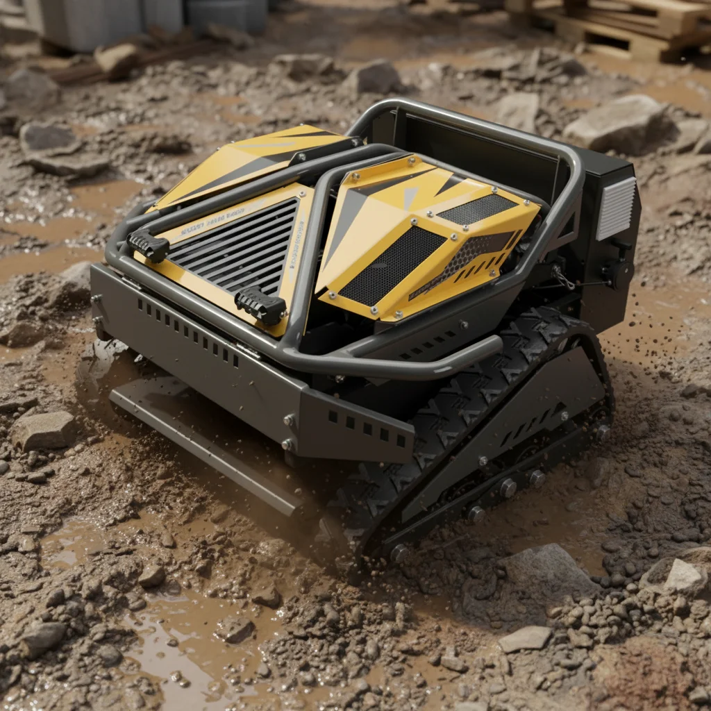 

Customize Remote Control Lawn Mower Adjustable Cutting Height For Garden Yard Lawn Care