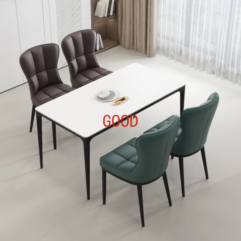 Cucina di lusso tavolo da pranzo cucina cena minimalista soggiorno tavolo da pranzo moderno Nordic Mesa Comedor mobili per la casa ZT50DT