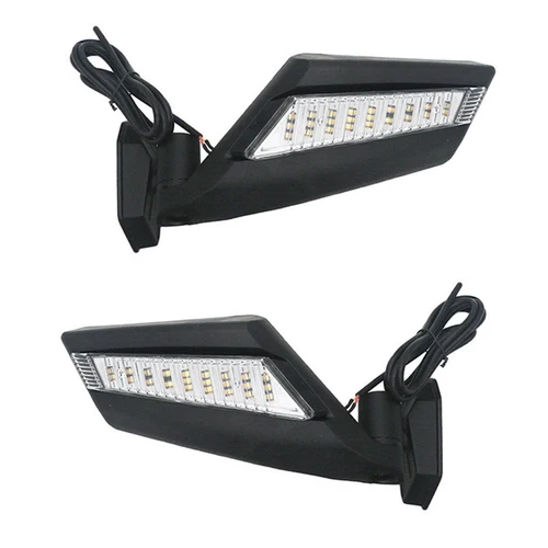 Imagen 2 del producto Espejo retrovisor lateral UTV con luz LED de señal de giro, espejos laterales para Can Am Maverick X3 R Max 715002898