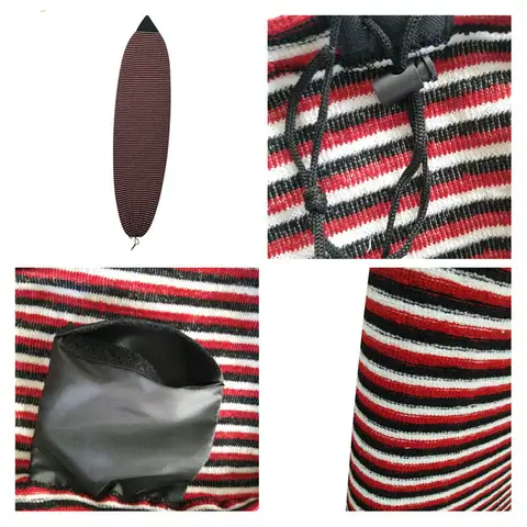 Surfboard Sock 5.8 FT Surfboard Cover Sock Stretch Protective Case Quick-Dry Snowboard Cover Day All Purpose Cover For Board