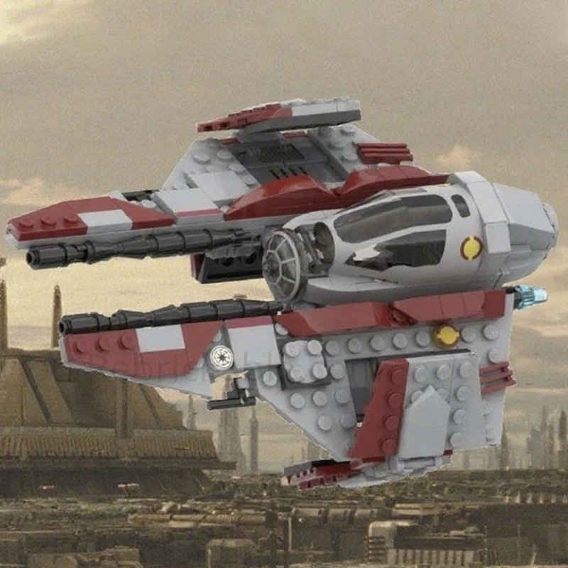 

258 шт. MOC Obi-Wanes's Eta-2 Actis-Class J11) Interceptor Star Battle Строительные блоки Рождественский подарок Коллекции для взрослых игроков