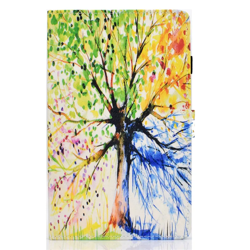 Case  For Samsung Galaxy Tab A 8.0 inch 2019 S Pen Cover PU Leather Stand Card Tablet cover For Galaxy Tab SM-P200 SM-P205 case