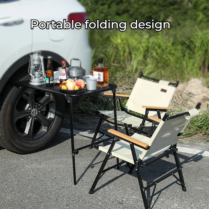 

Регулируемый портативный стол на колесах автомобиля, складной стол на открытом воздухе, автомобильный складной подъемный стеллаж для хранения, стол для кемпинга для пикника на открытом воздухе