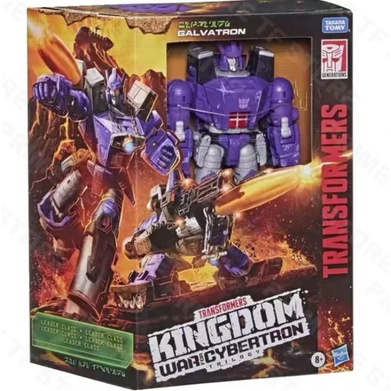Oryginalny Hasbro Transformers War for Cybertron Kingdom F0701 Galvatron WFC-K28 Figurka Akcji z Klasą Lidera, Figurka Anime