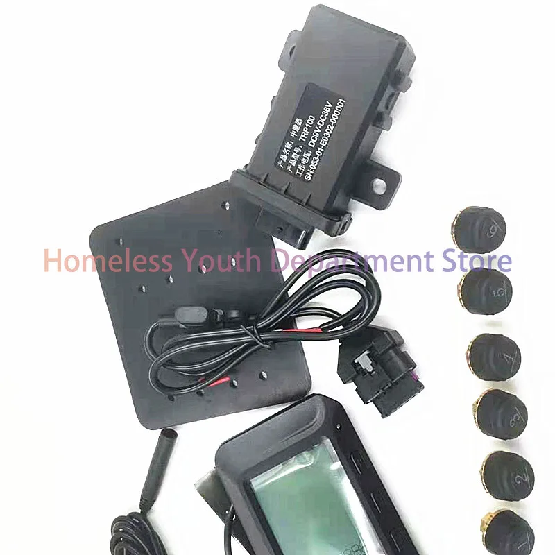 188Psi External Sensor 8-10-12-14-16-18 Wheels Tire Pressure Monitoring System Solar Power Trailer Bus Truck TPMS