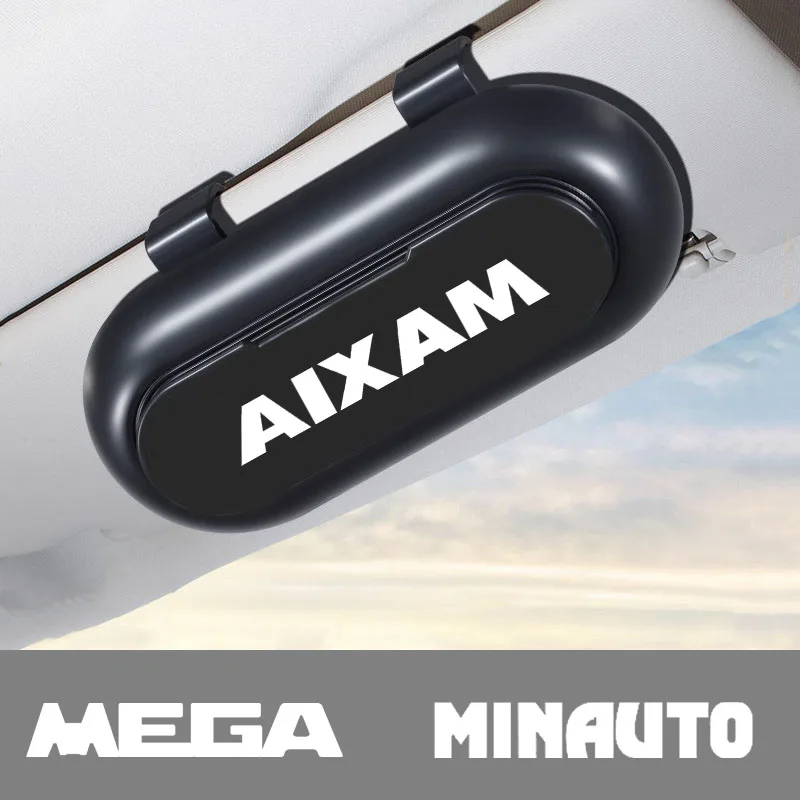 Чехол для автомобильных очков, многофункциональный футляр для солнцезащитных очков, украшение для солнцезащитного козырька AIXAM e-AIXAM MINAUTO sanzation Mega, автомобильные аксессуары