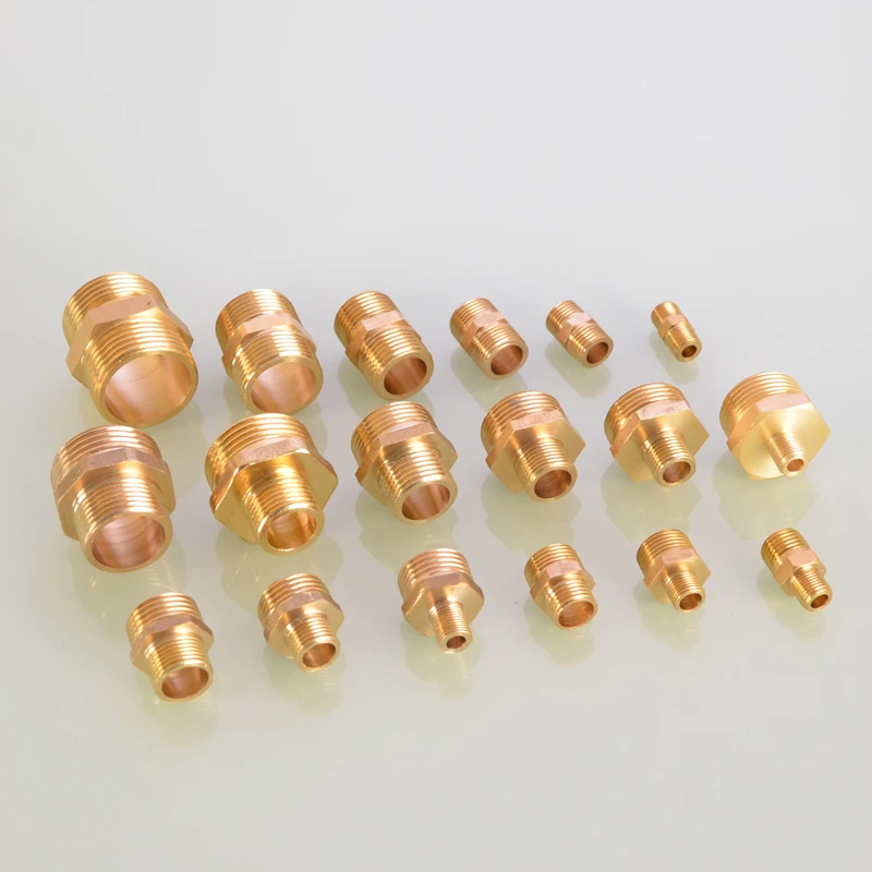 Connecteur Double Mâle en Laiton pour Tuyau d'Arrosage, Accessoire de 1/8 à 1 Pouce, 1 Pièce