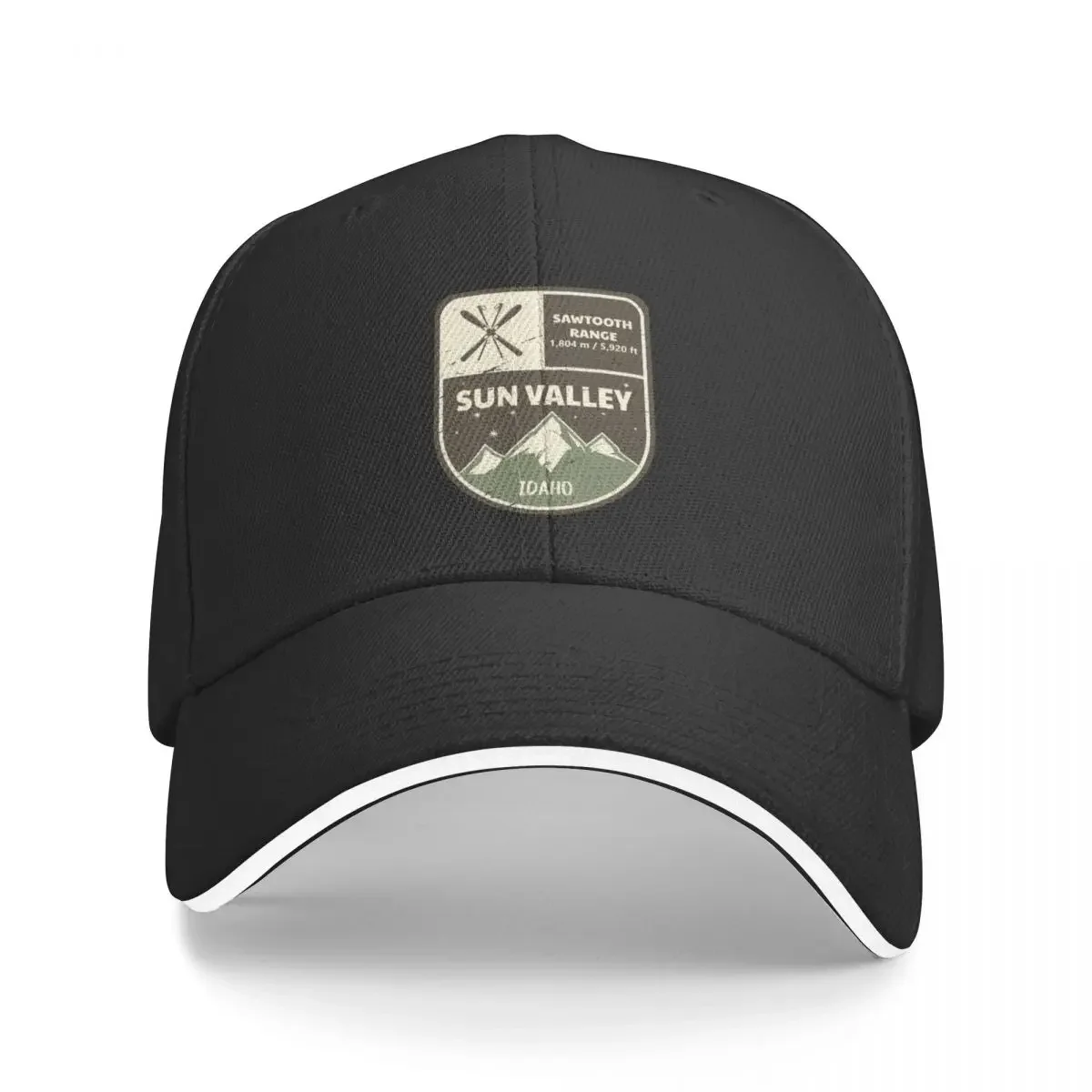 Sun Valley Sawtooth Range Idaho Baseball Cap Visor hard hat Ball Cap Streetwear Caps For Men Women's