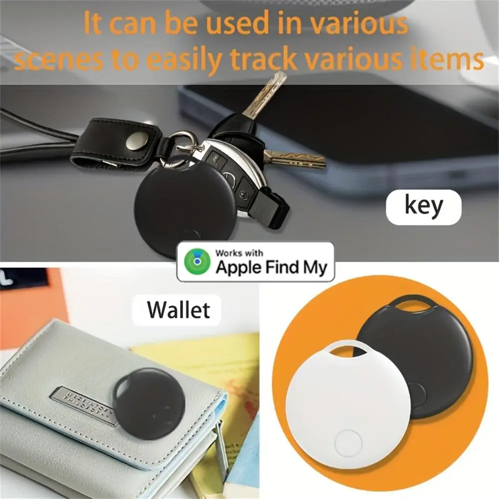 Minicabezal de seguimiento para coche de mascotas, llave de etiqueta de aire inteligente GSP para niños, rastreador perdido, Bluetooth, funciona con Sistema IOS, para Apple Find My APP