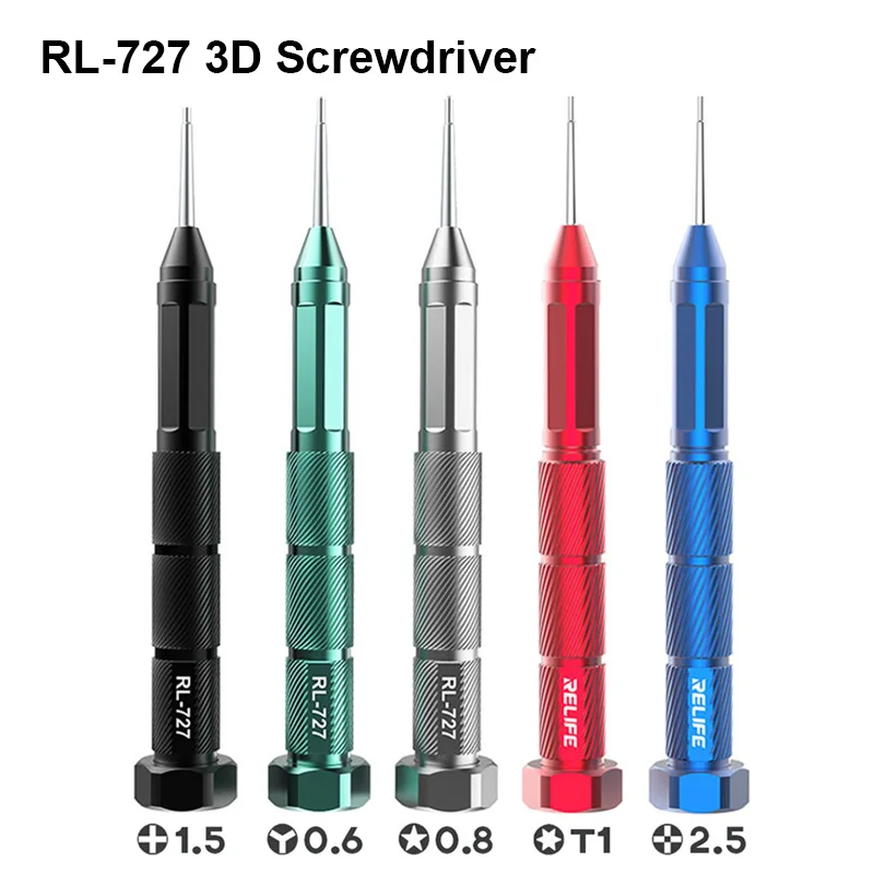 RELIFE RL-727 Extreme Edition 3D Screwdriver Precision Magnetic Disassembly Hand Tools  For Mobile Phone PC Screw Driver Bits