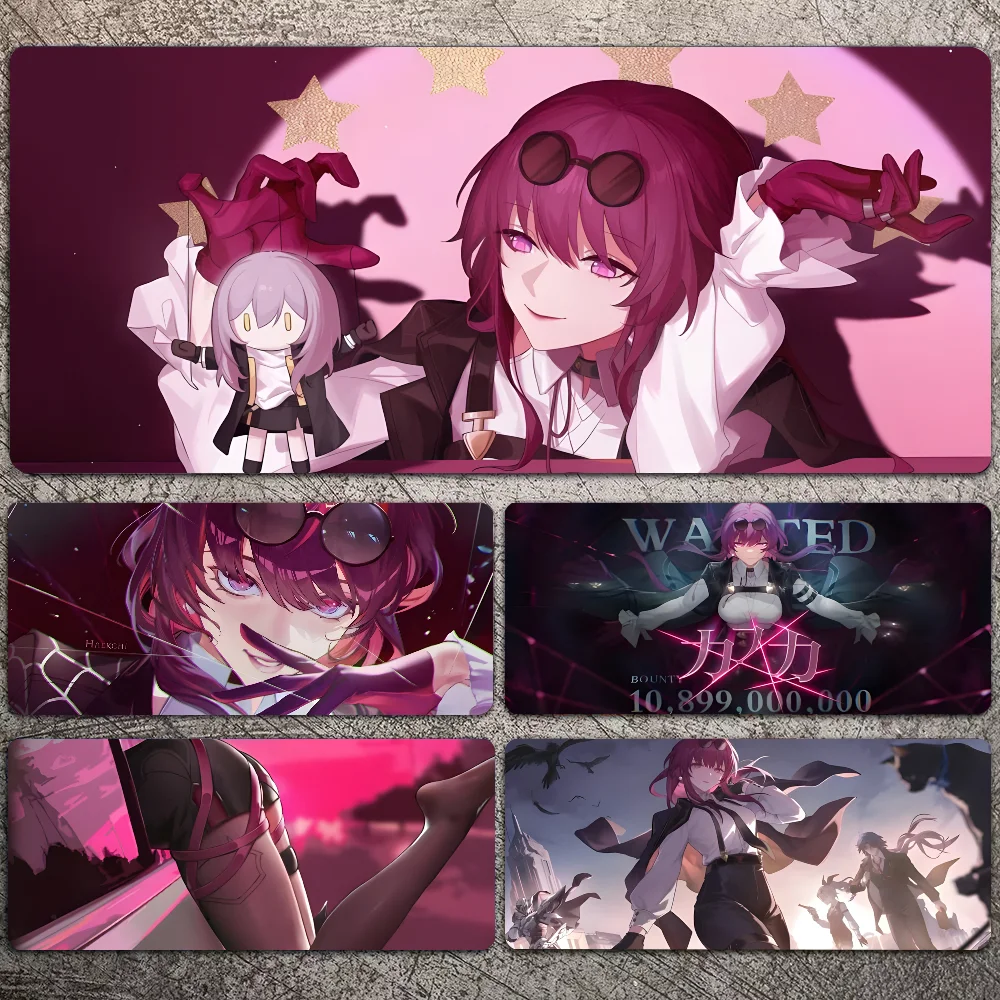 

Kafka Honkai Star Rail Mousepad Mouse Pad Laptop Gaming Accessories Mousepad Large Desk Mat Computer Gamer Keyboard Rug Carpet