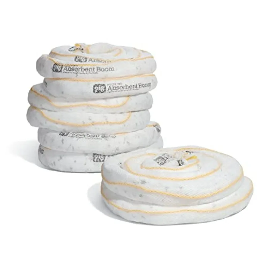 

Станга для масла PIG. Только впитывающая стрела для масла, 4 упаковки, стрела размером 3 x 20 футов, поглощающая до 4 галлонов на стрелу BOM407.