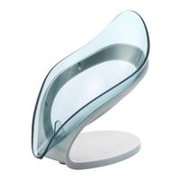 Bathroom Soap Holder Leaf Shape Dish Soap Kitchen Sponge Soap Box Storage Non-slip Drain Soap Case Container Bathroom accessorie