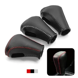 Car Leather Gear Shift Knob Console Cover For Honda CRV HR-V Civic Accord 2023 2024 Interior Accessories