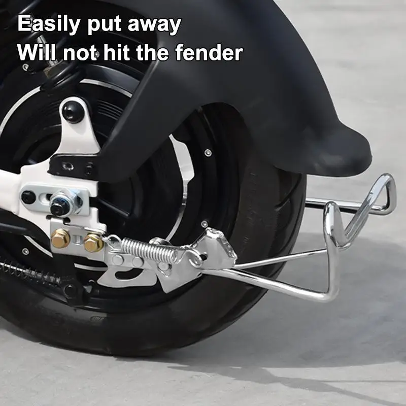 Universal Rear Bicycle Kickstand Support Adjustable Stable Stand for 14 16 18 Inch Bikes and Electric Bicycles Easy Mount