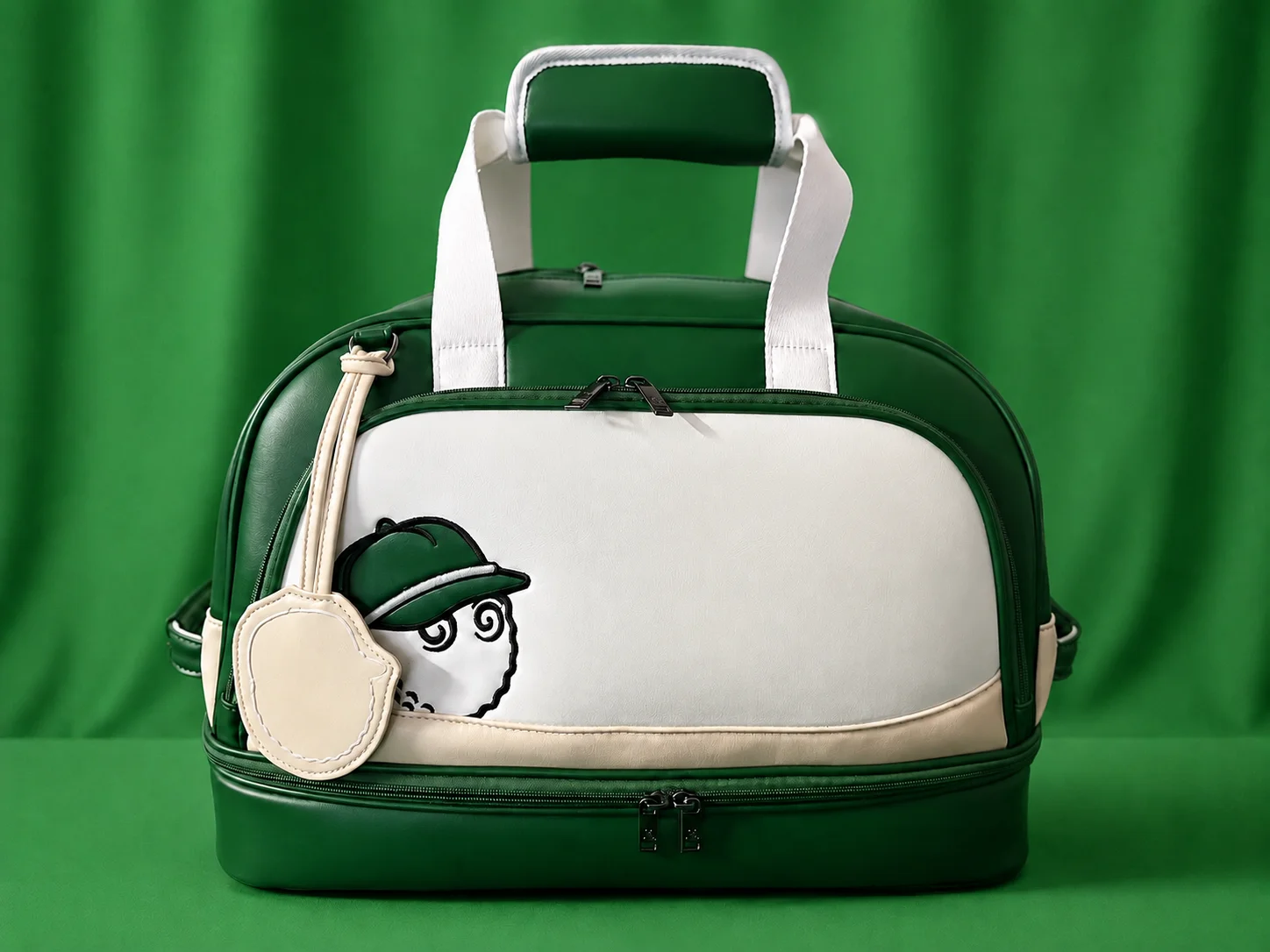 2026 Golf Clothes Bag Portable Travel Handbag Men Women Duffel Bag with Separate Shoe Compartment view 3