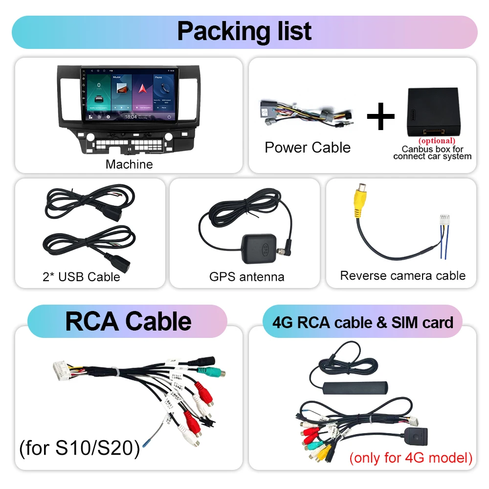 Android16 For MITSUBISHI LANCER 9 10 X 2008 2009 2010 2011 - 2016 Car Radio Multimedia Navigation Wireless Carplay Head Unit GPS image 6