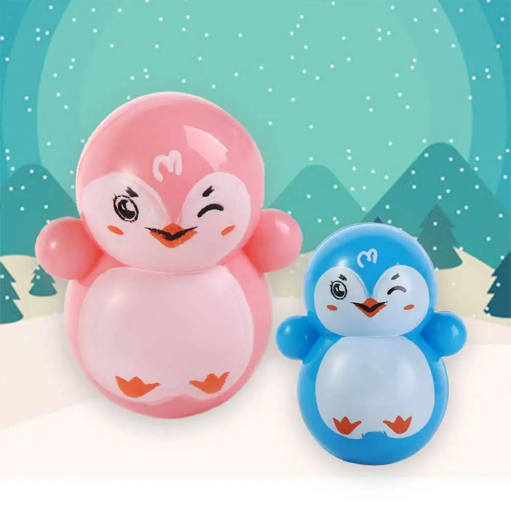 Gags Desktop  Educational Toys Car Interior Decoration Mini Tumbler Penguin Tumbler Christmas Ornaments Snowman Tumbler