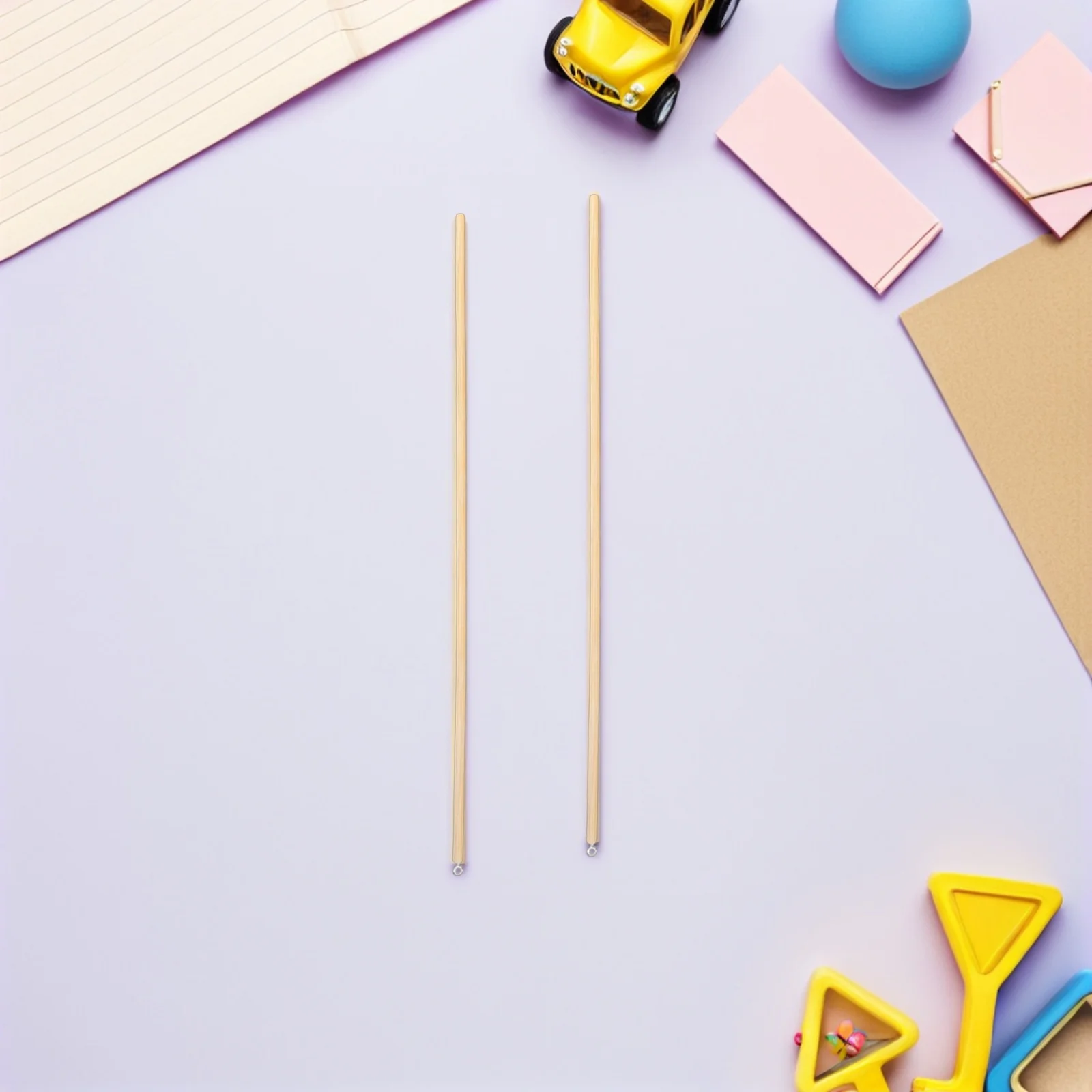 

50pcs Wooden Control Rods 25Cm Light Yellow For Diy Shadow Arm Movement Hand Puppet Operating Tool Puppet Manipulation Rods Hand