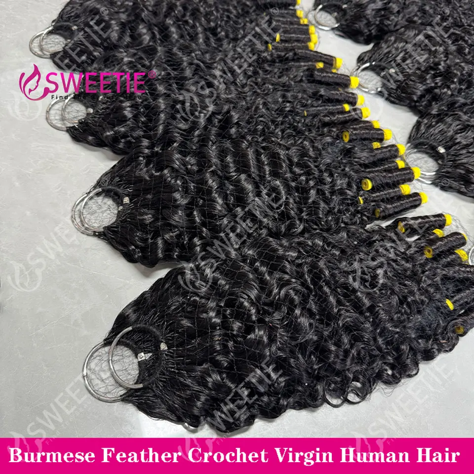 【1ペア】黒化タイプ、キアゲハ（愛知県産） Crochet Human Hair Spanish Spiral Curly 12A Pixie Curly Virgin