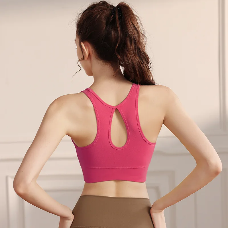 Fitness Bra New Women's Sports Underwear High Intensity Sports Yoga Underwear Quick Dry Shockproof Yoga Bottom Shirt