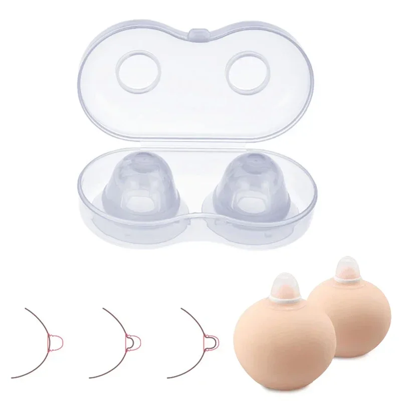 Correção de mamilo de silicone Niplette Welnove Protetor de mamilo Otário Corretor plano 2 PCS quente