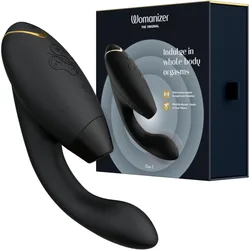 Womanizer Duo 2 Clitoral Sucking Rabbit Vibrator-Clit G-spot Vibrating Stimulator Sex Toy-14 Intensity Levels&10 Vibration Modes