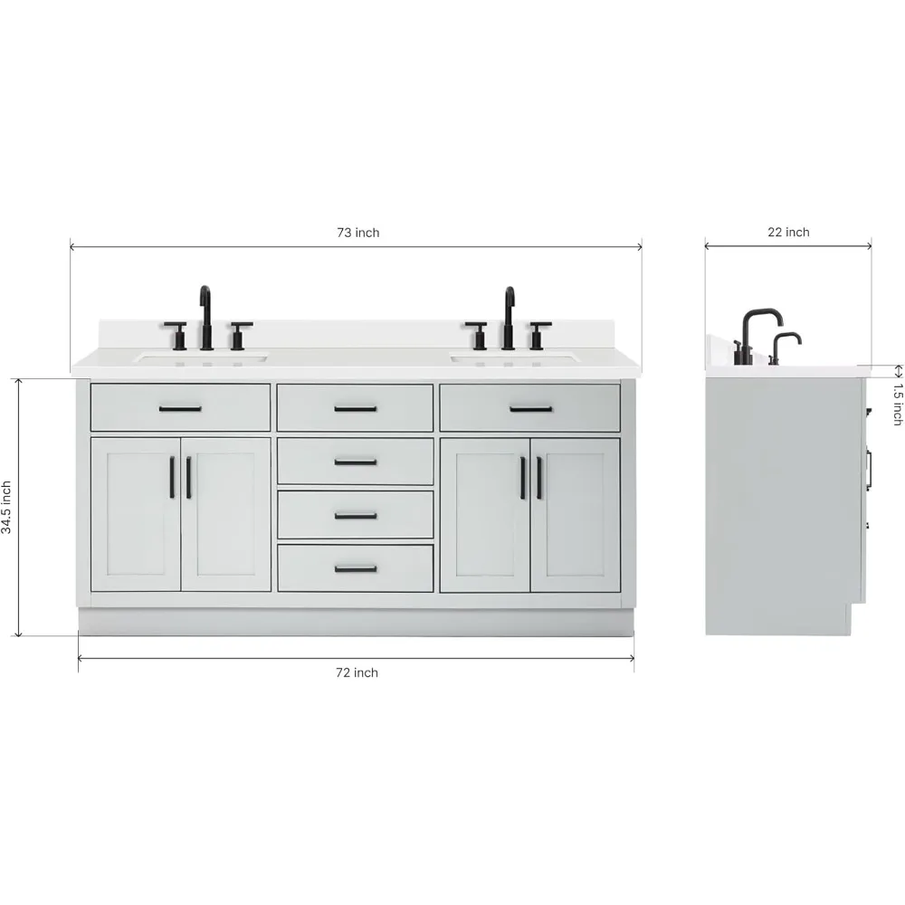 Double Bathroom Vanity 73