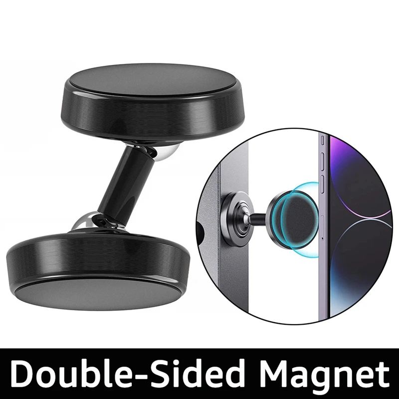 2023 Double Sided Strong Magnetic Phone Holder for Gym Kitchen Dual Magnet Phone Holder Bracket for iPhone Mi Samsung Universal