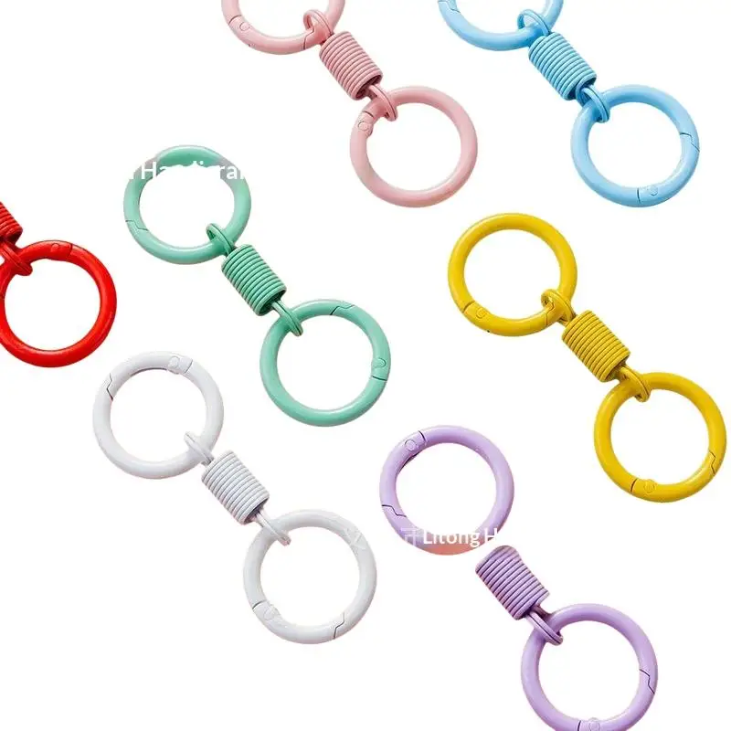 3 Stück Kawaii Macaroon Schlüsselanhänger, Mädchen-Schlüsselring, Halter, Kinderschmuck, Bonbonfarbenes Zubehör, Taschenanhänger, Anhänger, Geschenk für beste Freundinnen – Detail 4
