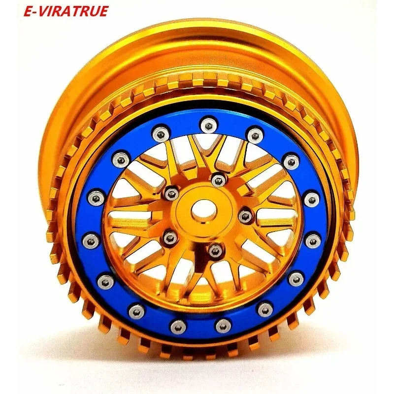 

E-VIRATRUE Losi RZR Rey/Baja Rey/Hammer Rey U4/Losi Lasernut/Axial SCX10 1/10 2.2/3.0''Aluminum Wheel 1pcs